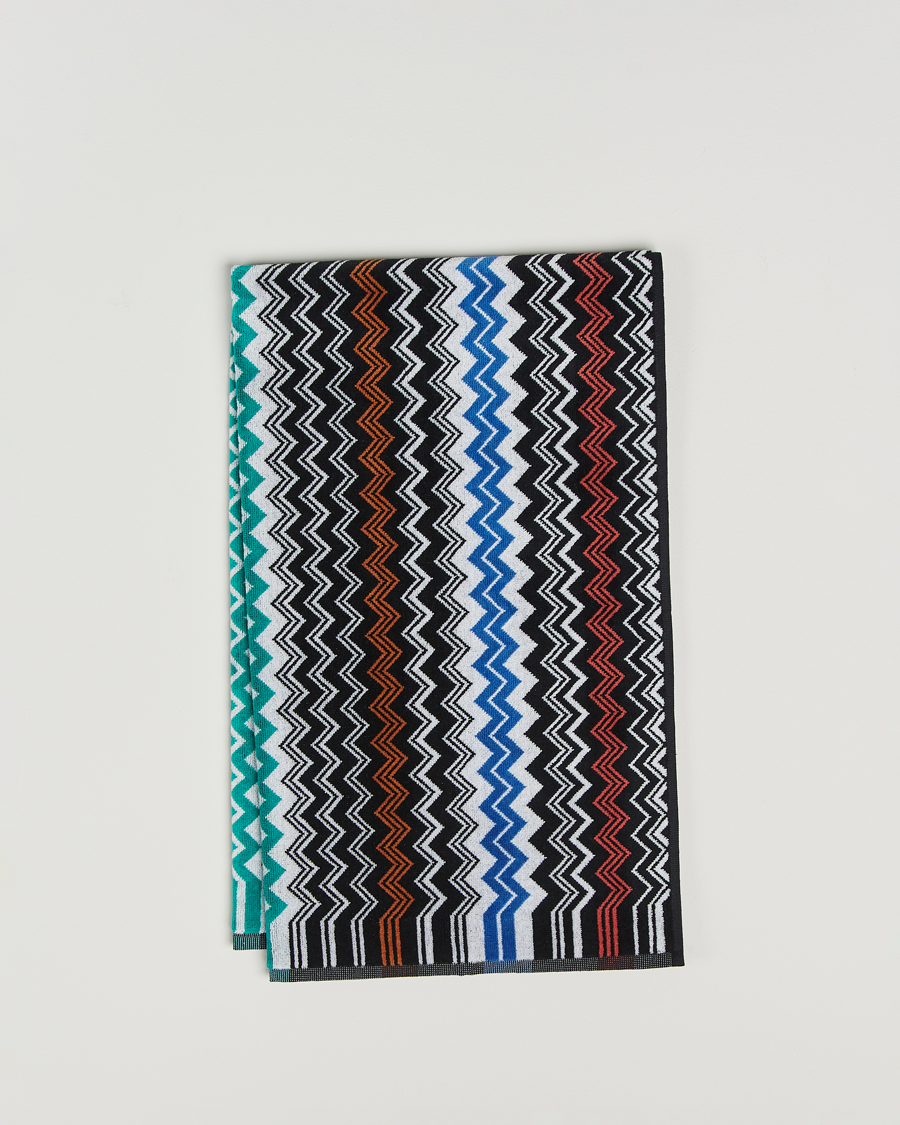 Herr | Textilier | Missoni Home | Neoclassic Bath Towel 70x115cm Black Multi