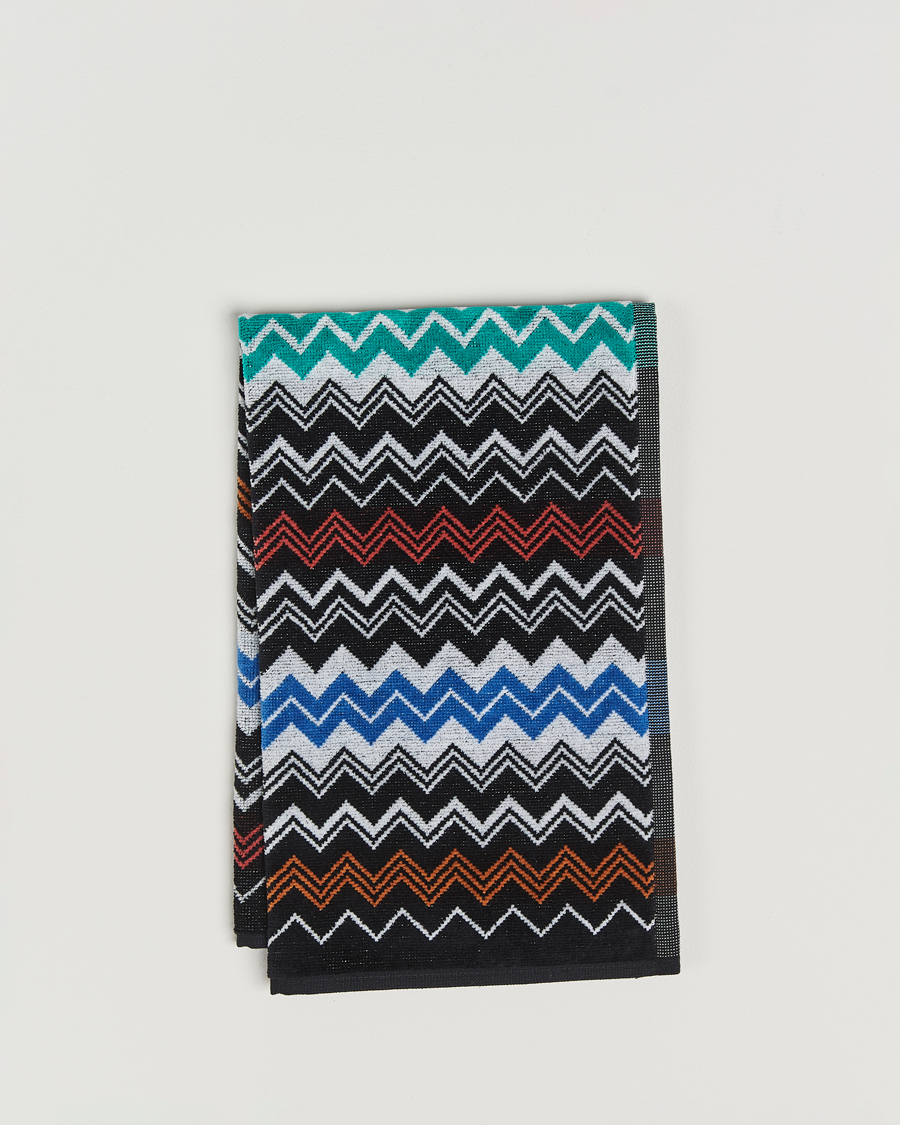 Herr | Textilier | Missoni Home | Neoclassic Hand Towel 70x40cm Black Multi