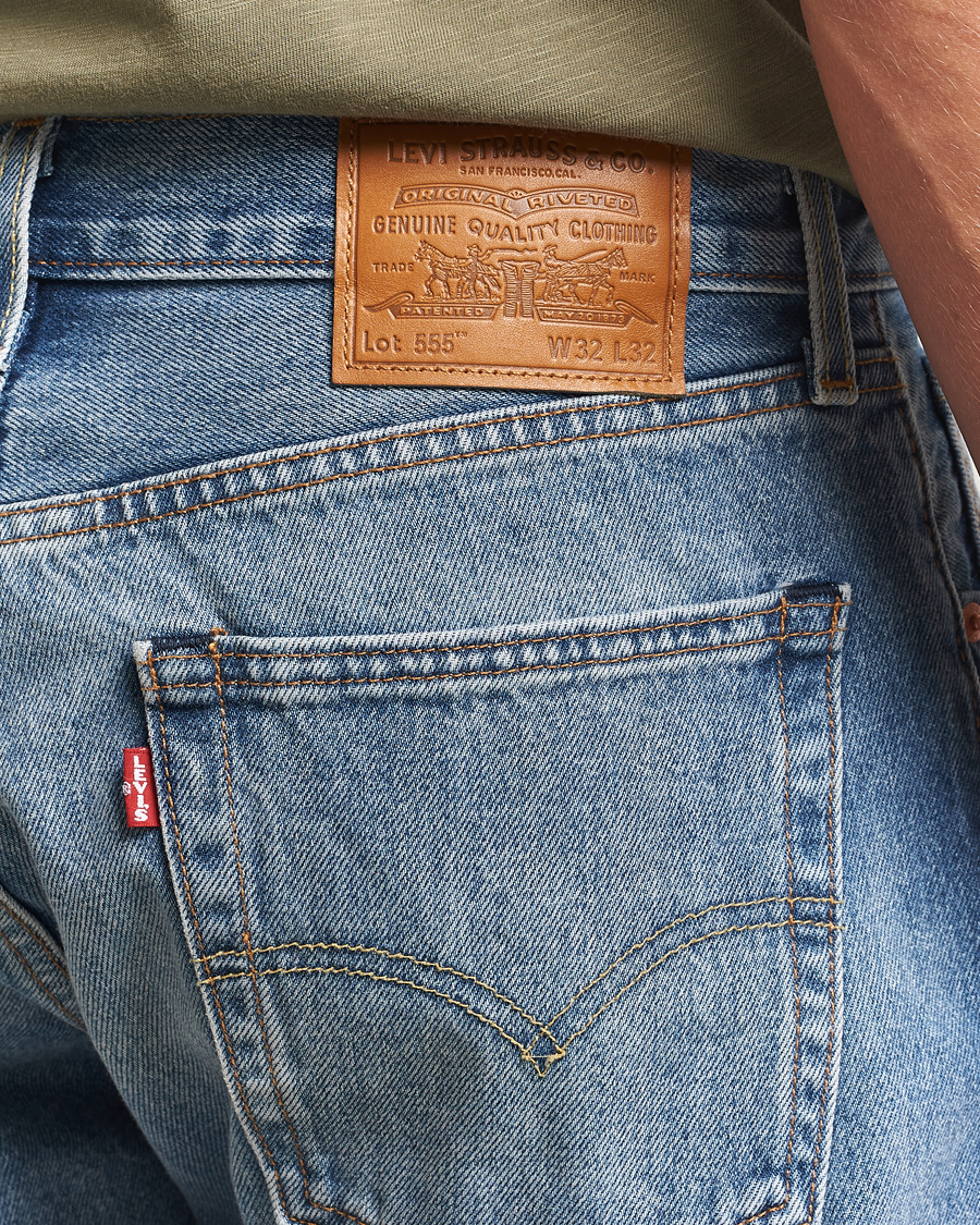 Herr | Skjortor | Levi's | 555 Relaxed Straight Jeans Indigo Champion