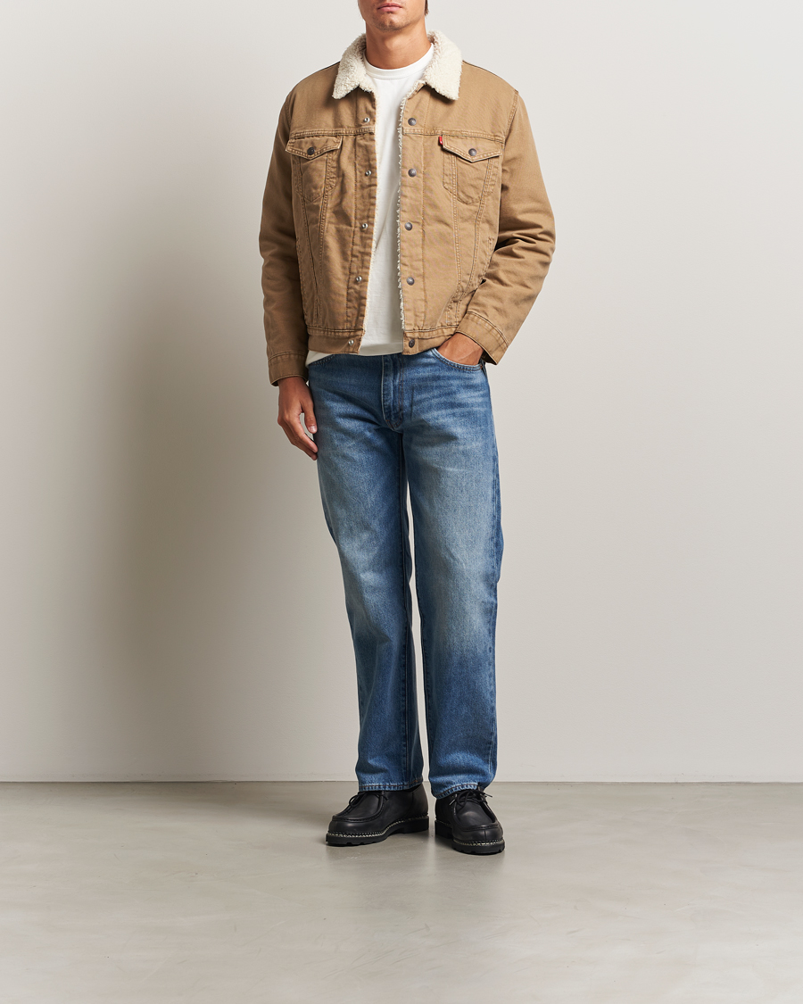 Herr | Jackor | Levi's | Type 3 Sherpa Trucker Ermine Brown