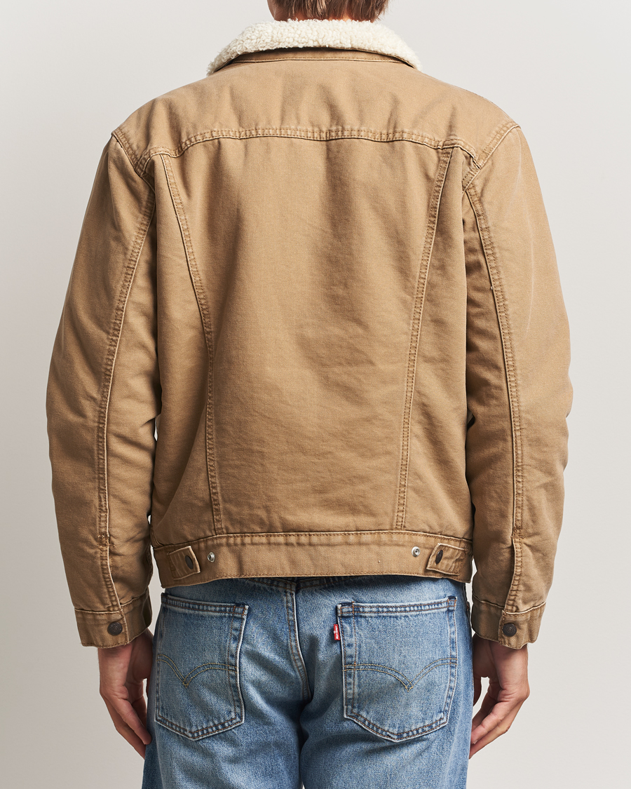 Herr | Jackor | Levi's | Type 3 Sherpa Trucker Ermine Brown