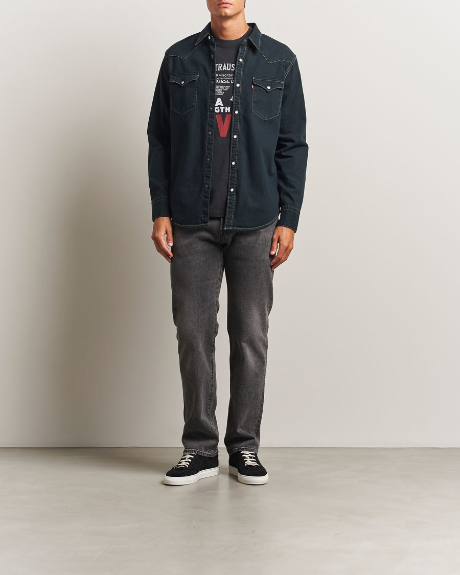 Herr | Skjortor | Levi's | Barstow Western Standard Shirt Washed Black