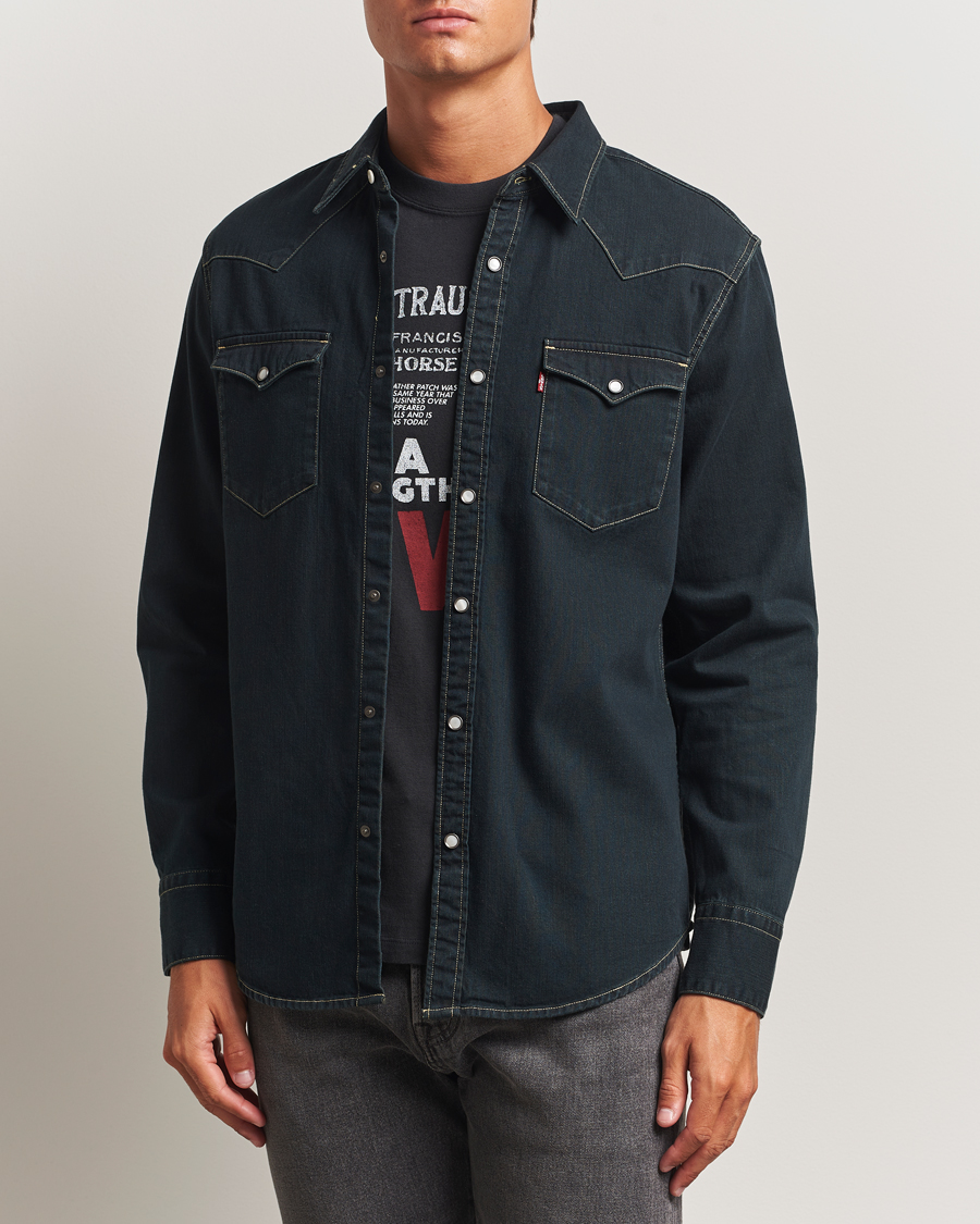 Herr | Skjortor | Levi's | Barstow Western Standard Shirt Washed Black
