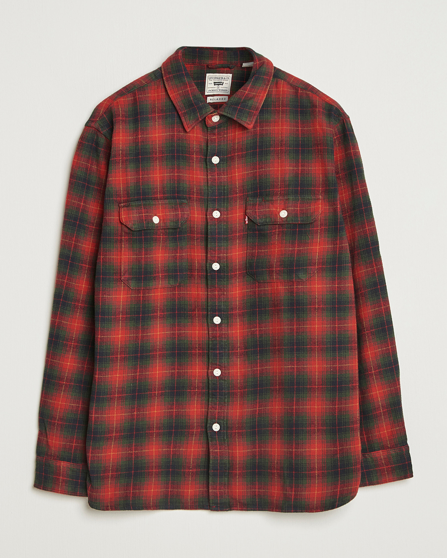 Herr | Skjortor | Levi's | Jackson Worker Shirt Rythmic Red