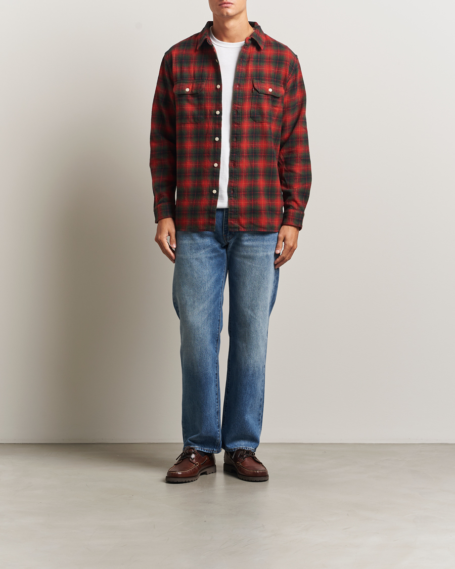 Herr | Skjortor | Levi's | Jackson Worker Shirt Rythmic Red