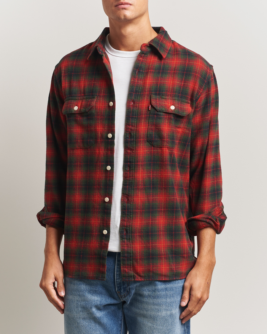 Herr | Skjortor | Levi's | Jackson Worker Shirt Rythmic Red