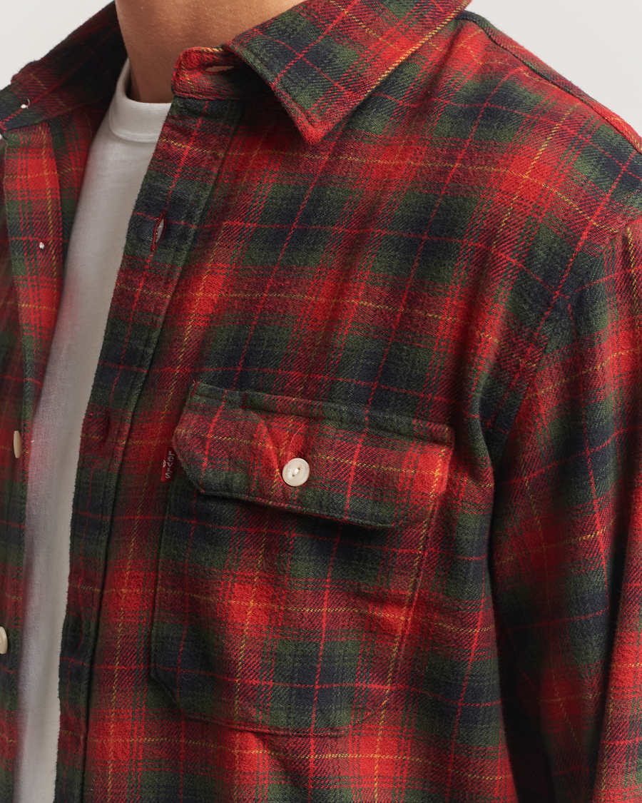 Herr | Skjortor | Levi's | Jackson Worker Shirt Rythmic Red