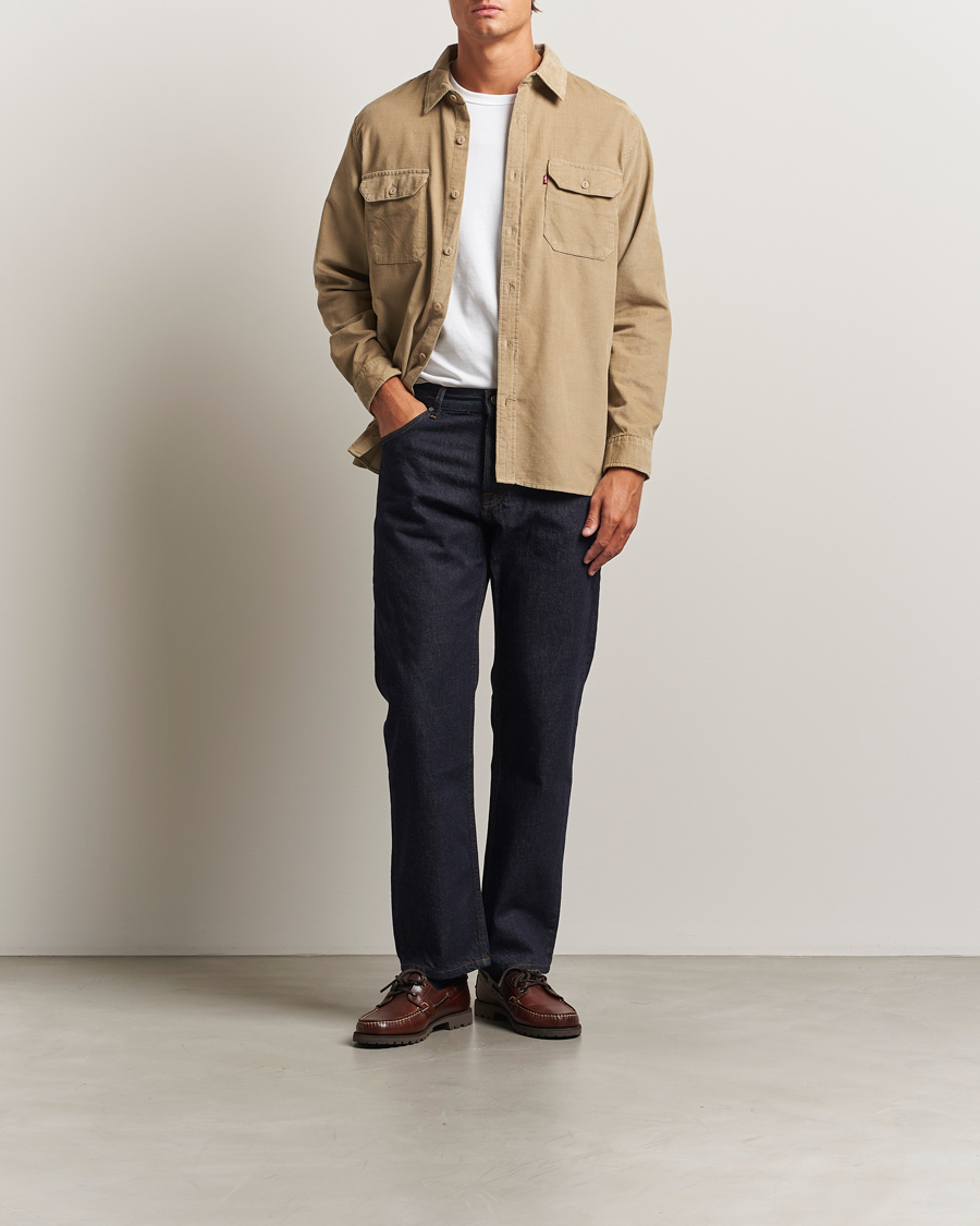Herr | Skjortor | Levi's | Jackson Corduroy Worker Shirt Beige