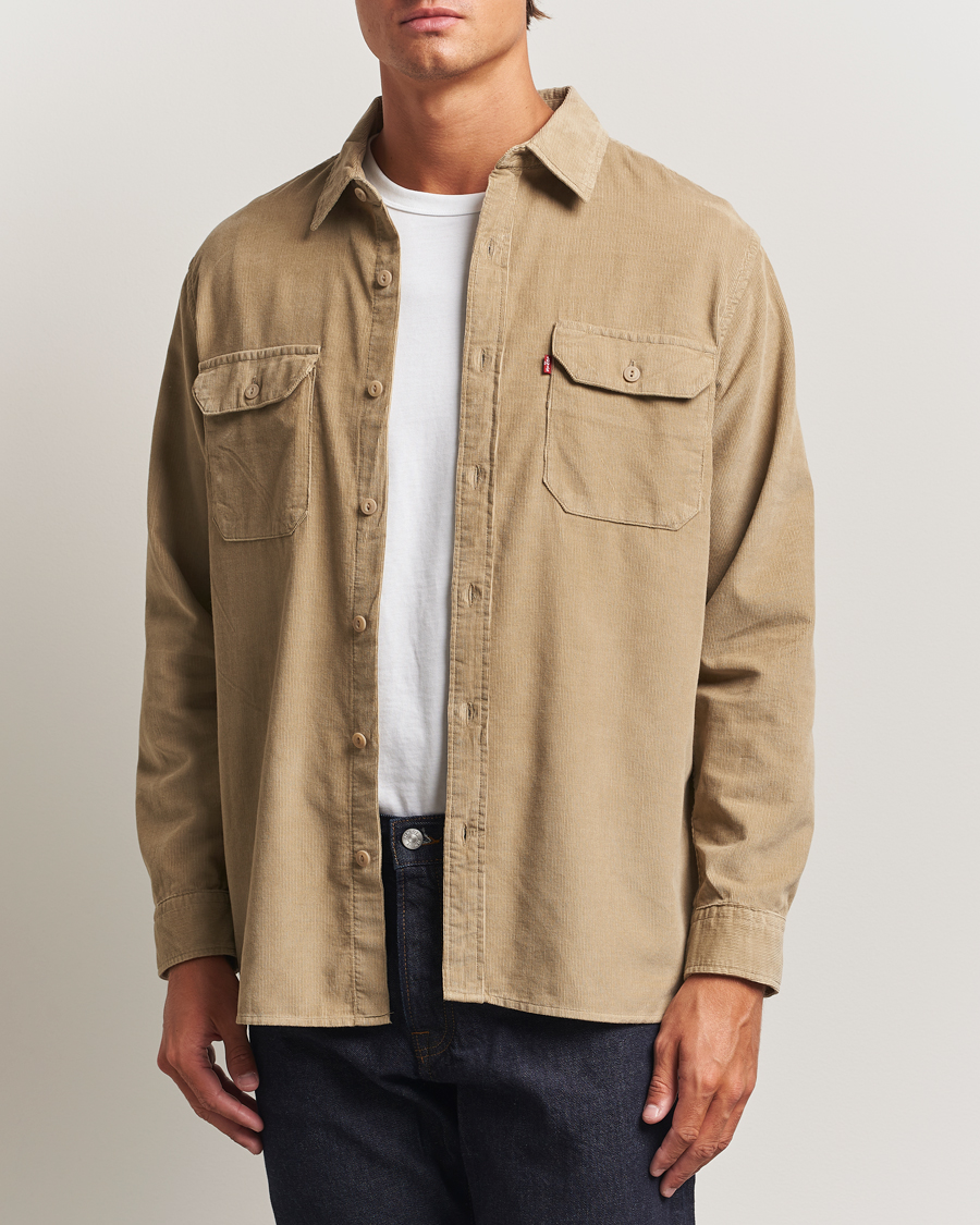 Herr | Skjortor | Levi's | Jackson Corduroy Worker Shirt Beige