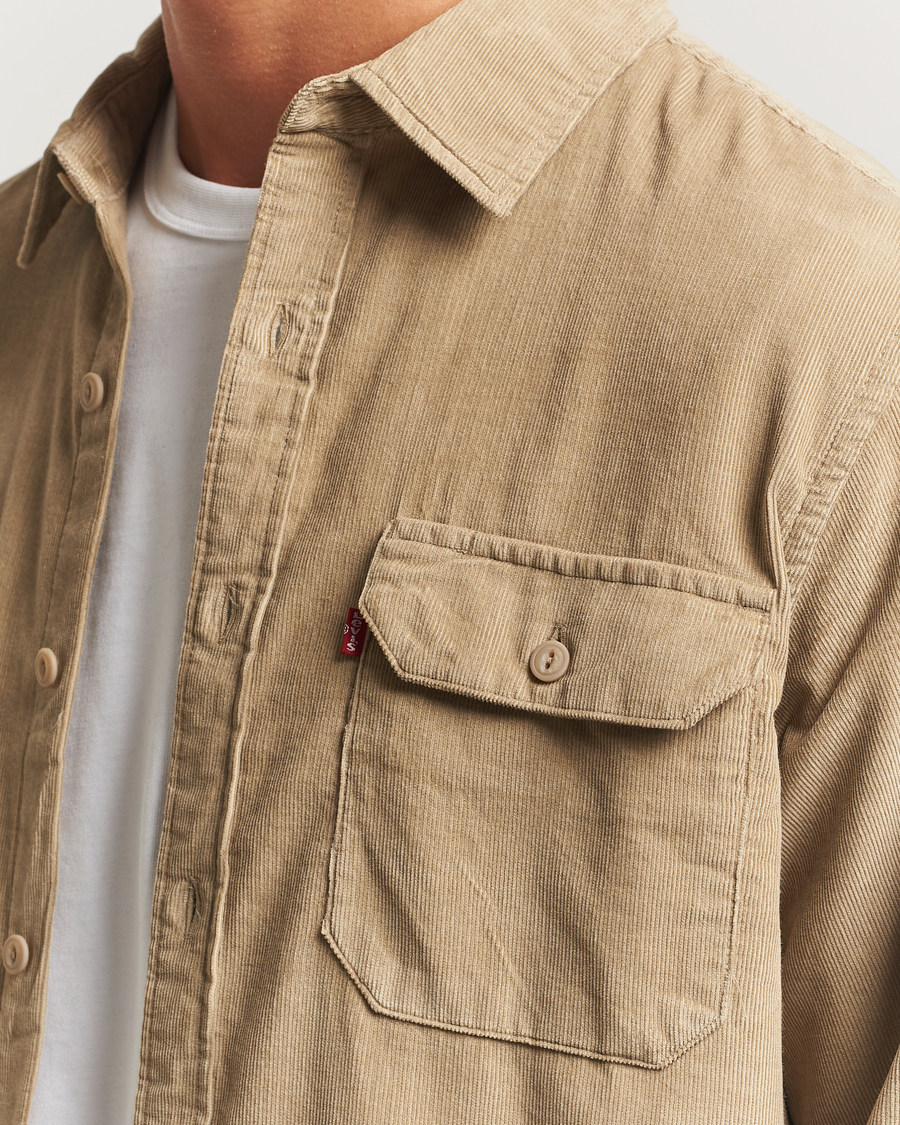 Herr | Skjortor | Levi's | Jackson Corduroy Worker Shirt Beige