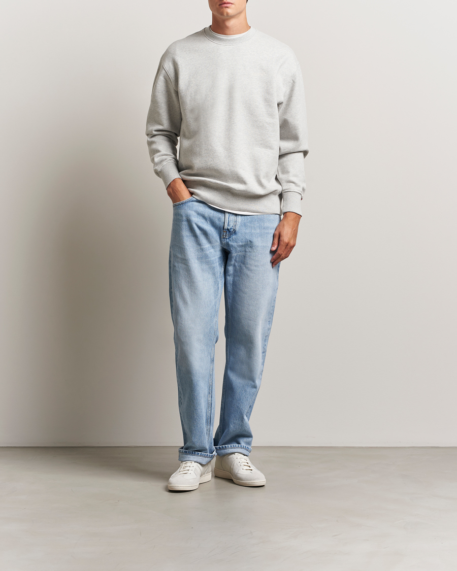 Herr | Tröjor | Levi's | Authentic Crew Neck Sweatshirt Light Grey Heather