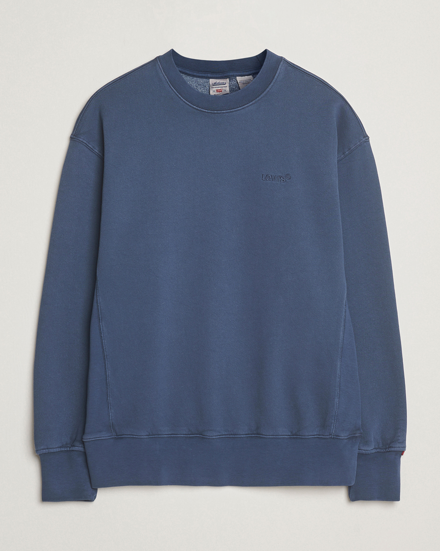 Herr | Tröjor | Levi's | Authentic Crew Neck Sweatshirt Sargasso Sea
