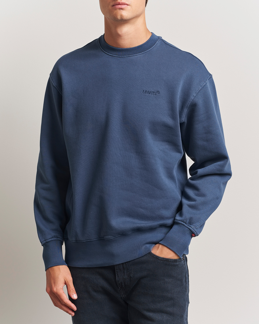 Herr | Tröjor | Levi's | Authentic Crew Neck Sweatshirt Sargasso Sea