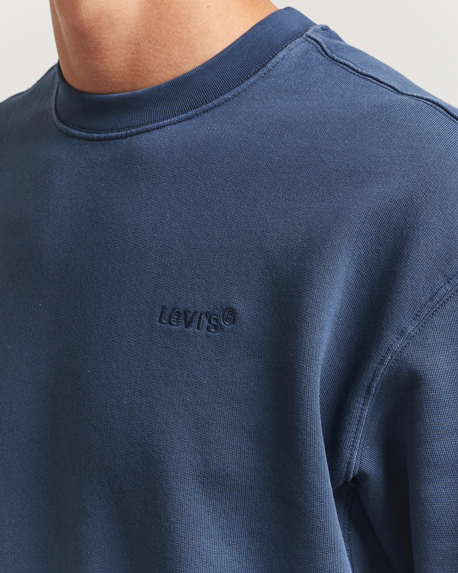 Herr | Tröjor | Levi's | Authentic Crew Neck Sweatshirt Sargasso Sea