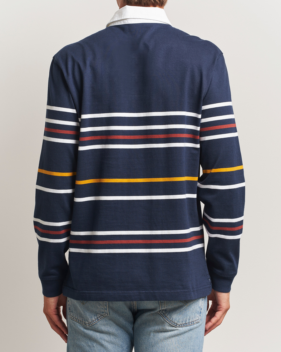 Herr | Tröjor | Levi's | Union Striped Rugby Sweater Navy Blazer
