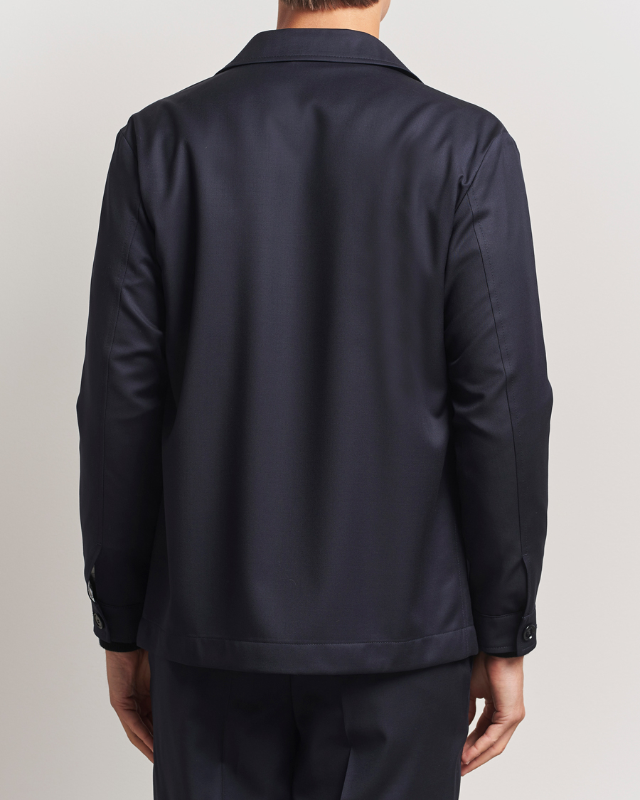 Herr | Jackor | BOSS BLACK | Carper Overshirt Dark Blue