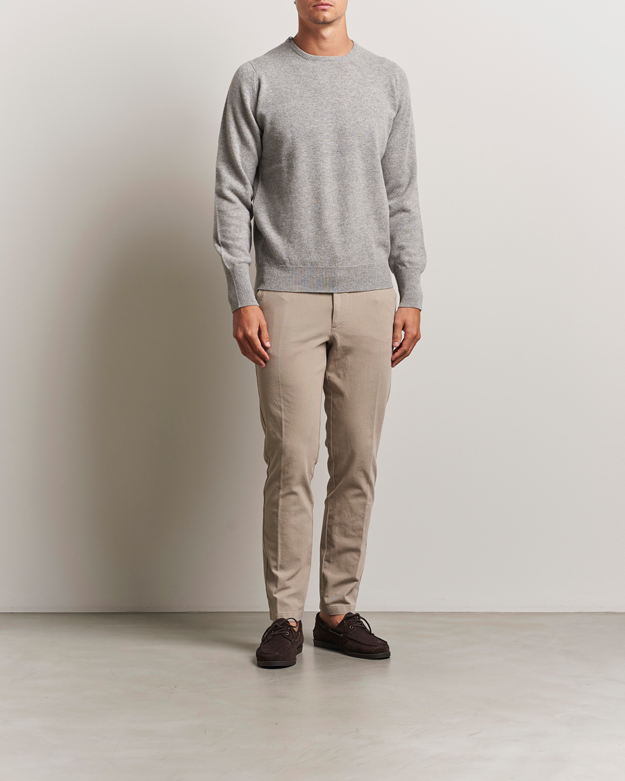 Herr | Byxor | BOSS BLACK | Kaiton Structured Chinos Open Beige