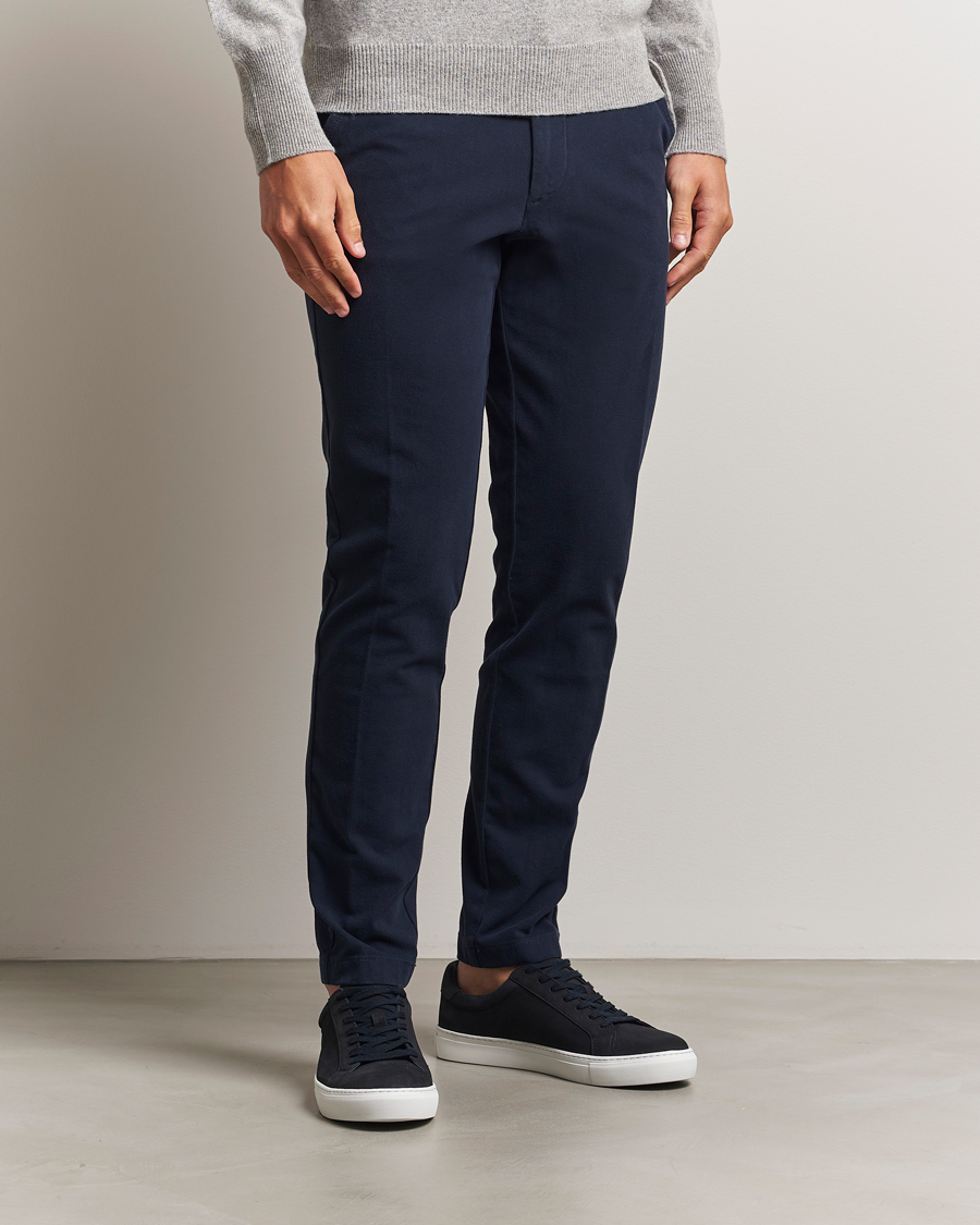 Herr | Byxor | BOSS BLACK | Kaiton Structured Chinos Dark Blue