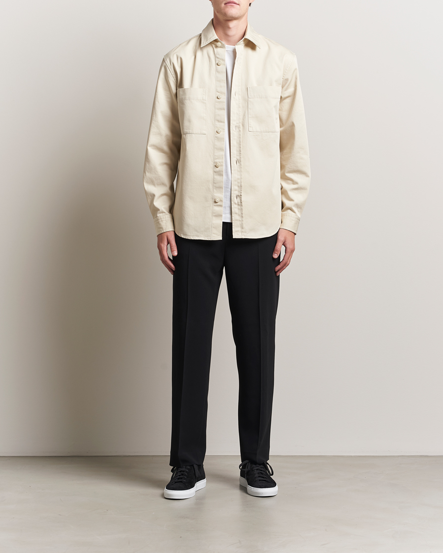 Herr | Skjortor | BOSS BLACK | Owen Overshirt Open White