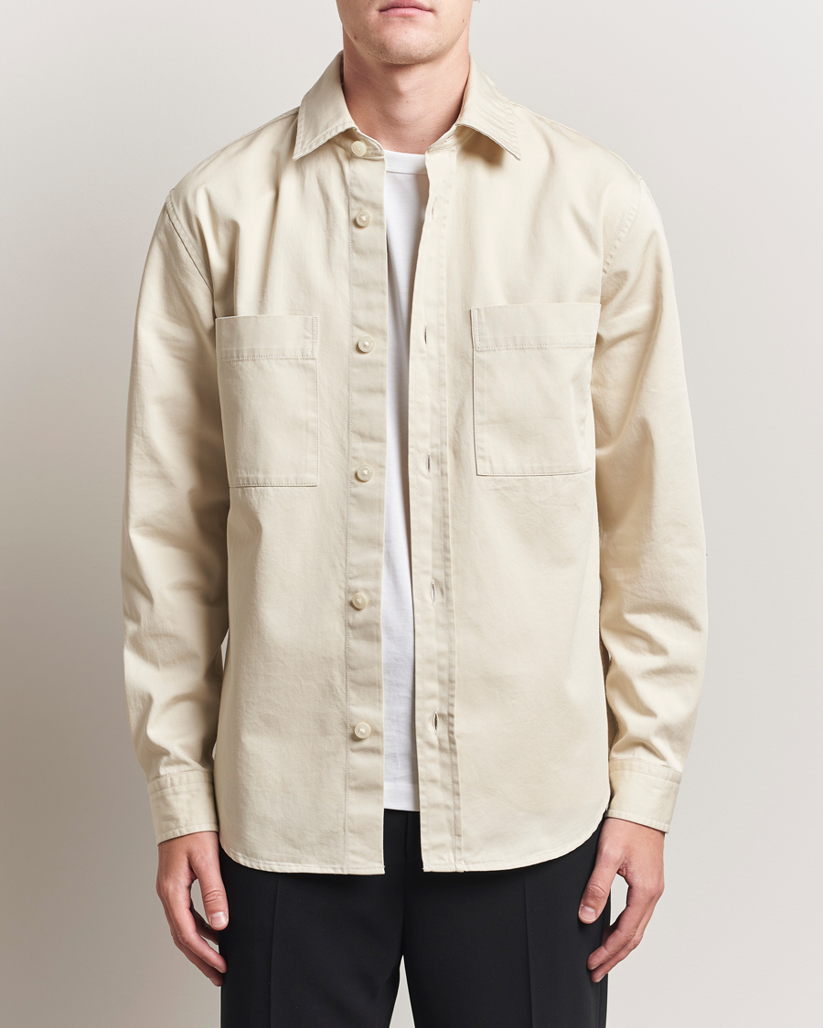 Herr | Skjortor | BOSS BLACK | Owen Overshirt Open White