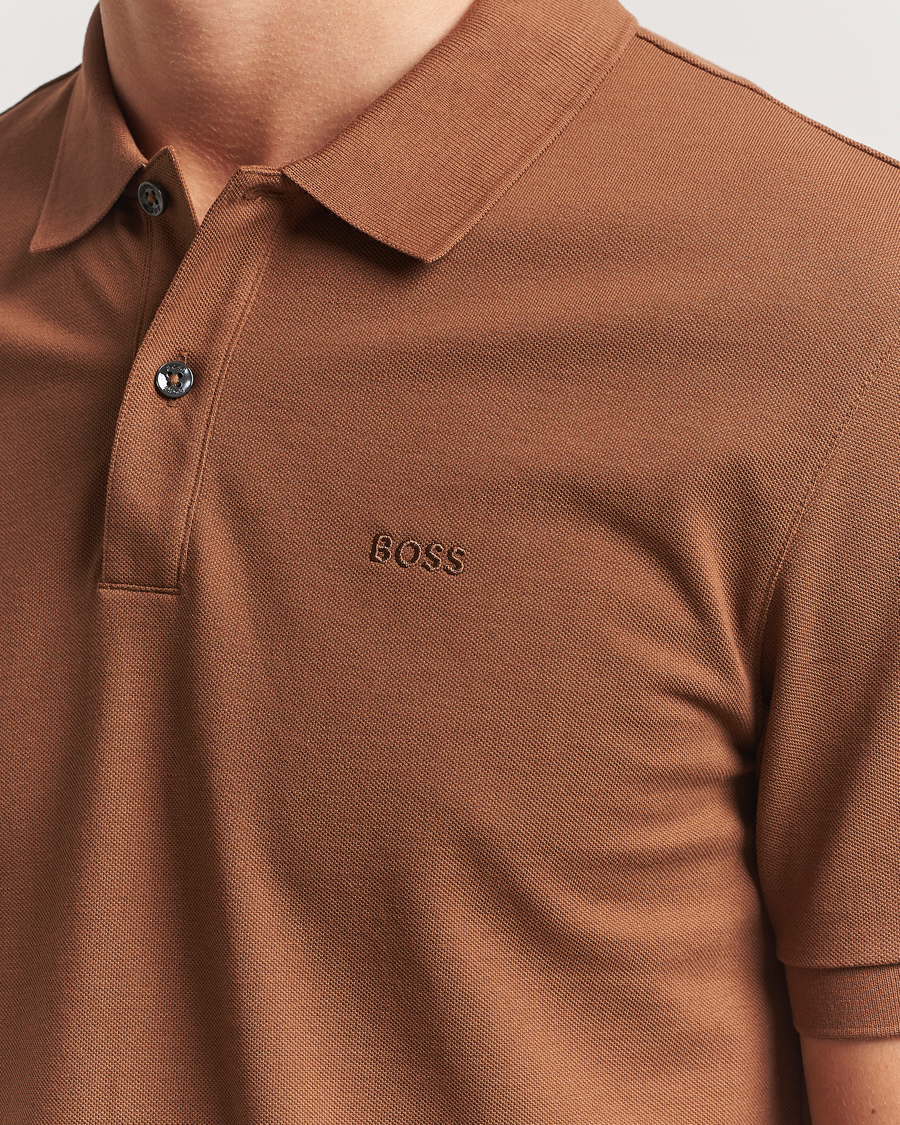 Herr | Pikéer | BOSS BLACK | Pallas Polo Medium Brown