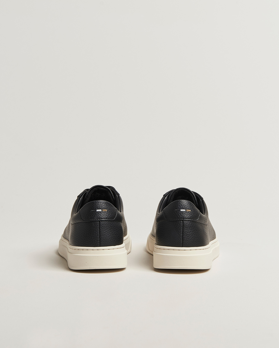 Herr | Sneakers | BOSS BLACK | Kieran Grained Leather Sneaker Black