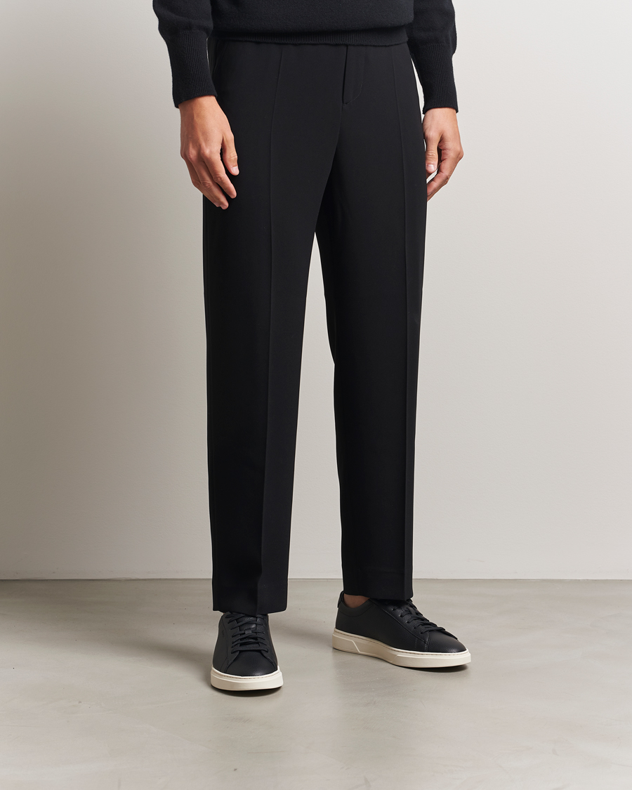 Herr | Sneakers | BOSS BLACK | Kieran Grained Leather Sneaker Black