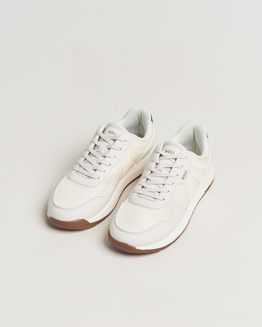 Herr | Sneakers | BOSS BLACK | Titanium Running Sneaker Light Beige