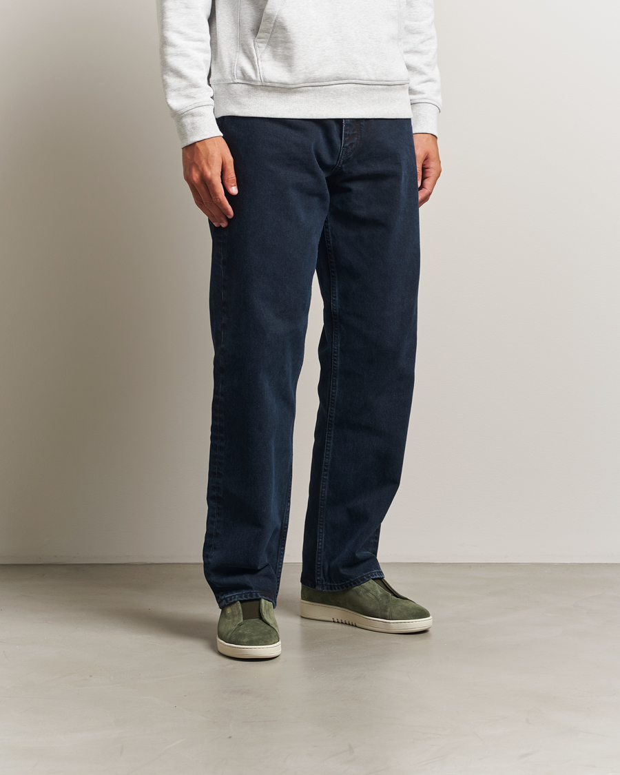 Herr | Sneakers | Axel Arigato | Dice Laceless Suede Sneaker Dark Green