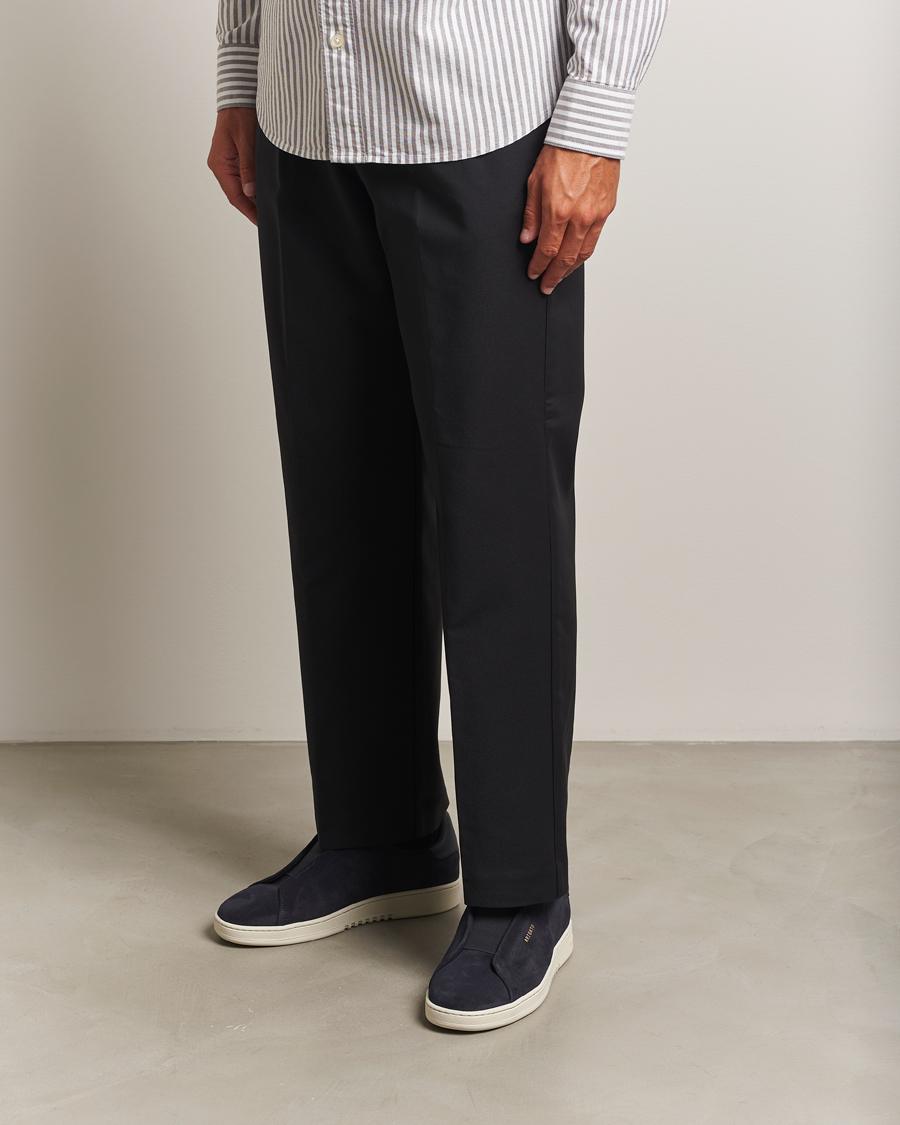 Herr | Sneakers | Axel Arigato | Dice Laceless Suede Sneaker Dark Blue