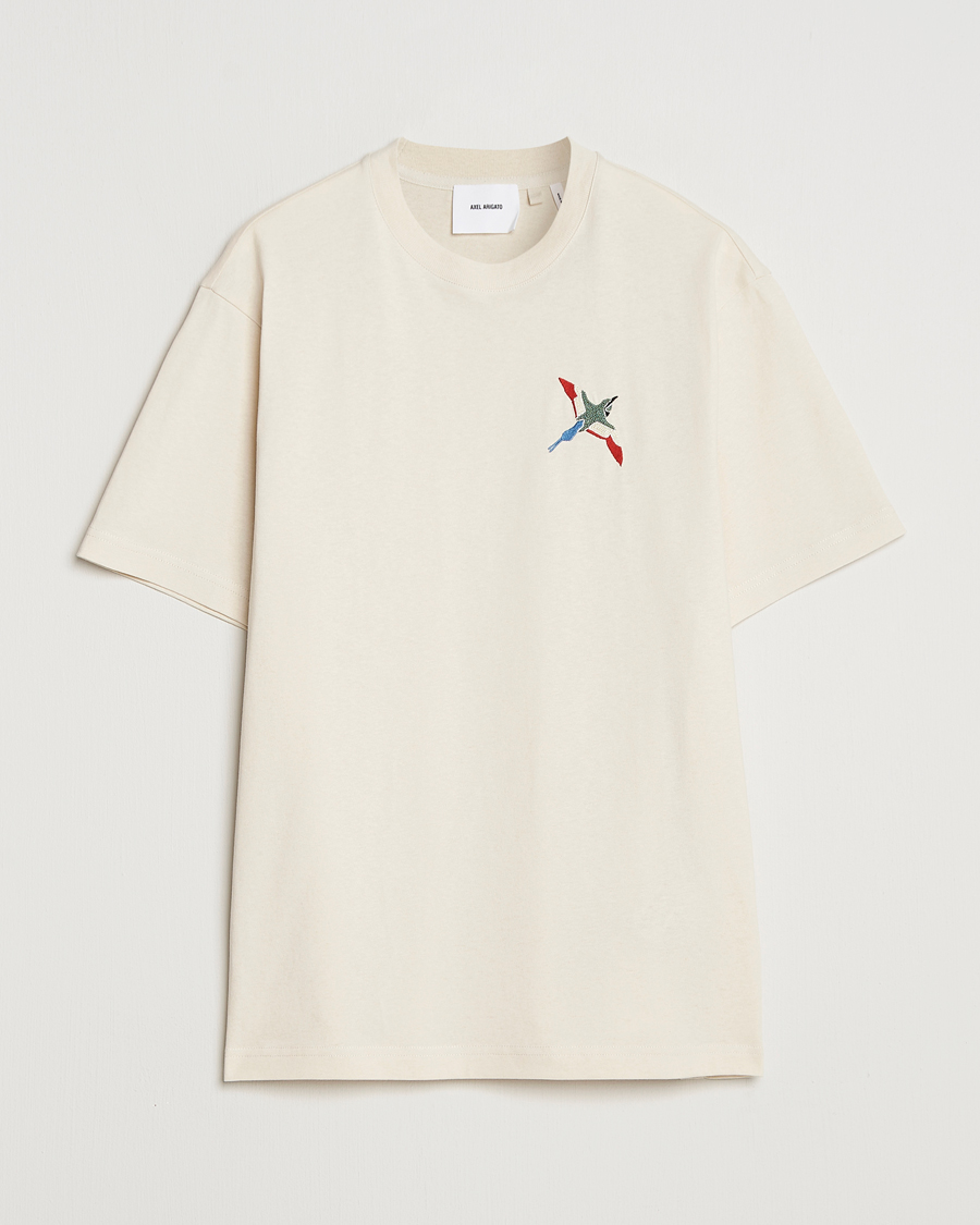 Herr | T-Shirts | Axel Arigato | Micro Bee Bird T-Shirt Pale Beige