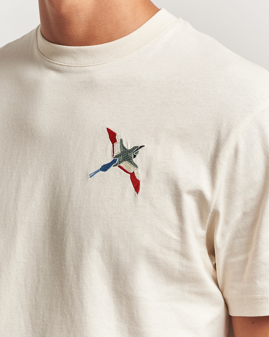 Herr | T-Shirts | Axel Arigato | Micro Bee Bird T-Shirt Pale Beige