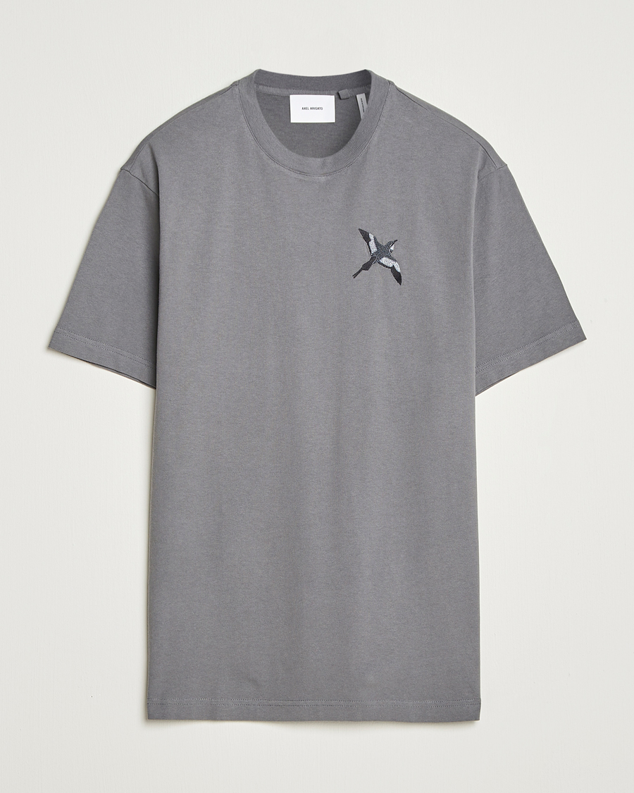 Herr | T-Shirts | Axel Arigato | Micro Bee Bird T-Shirt Steel Grey