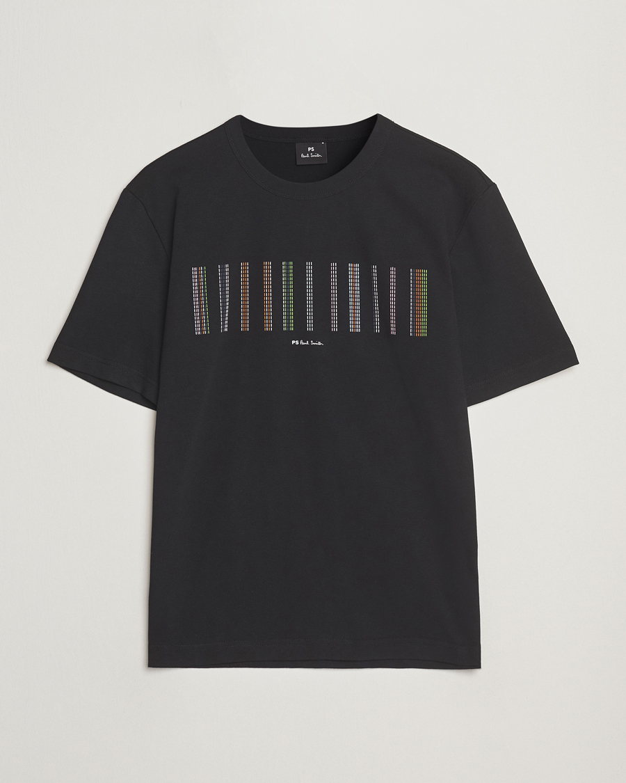 Herr | T-Shirts | PS Paul Smith | Striped Crew Neck T-Shirt Black