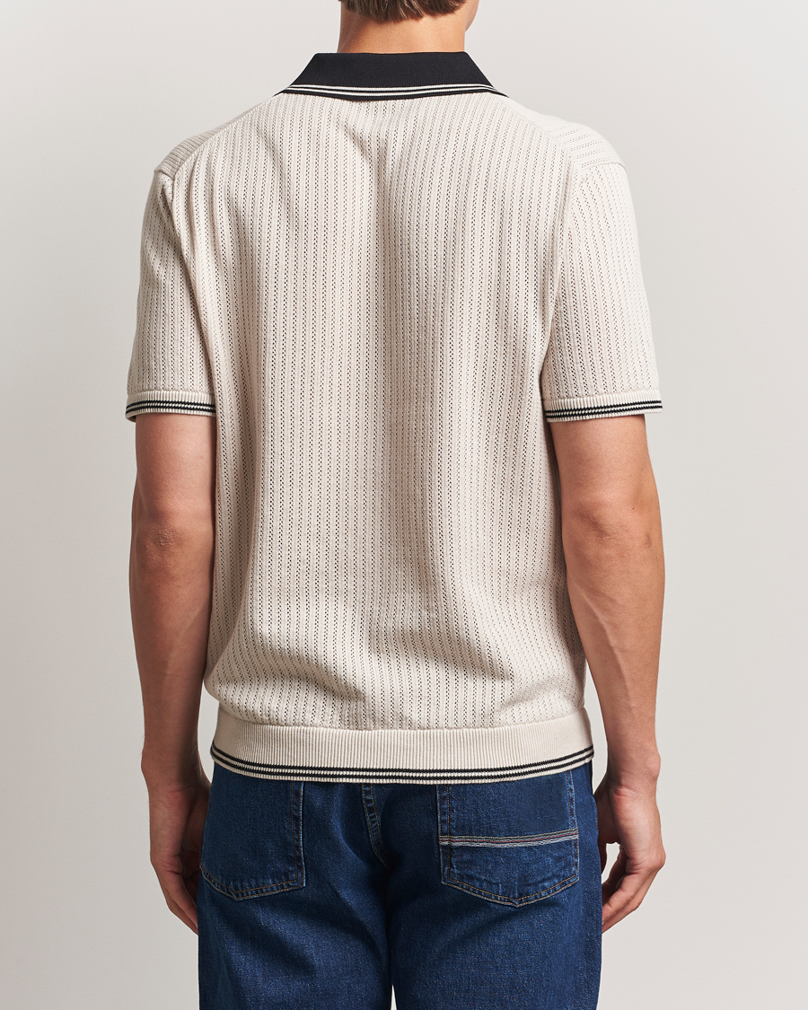 Herr | Pikéer | PS Paul Smith | Knitted Polo Off White