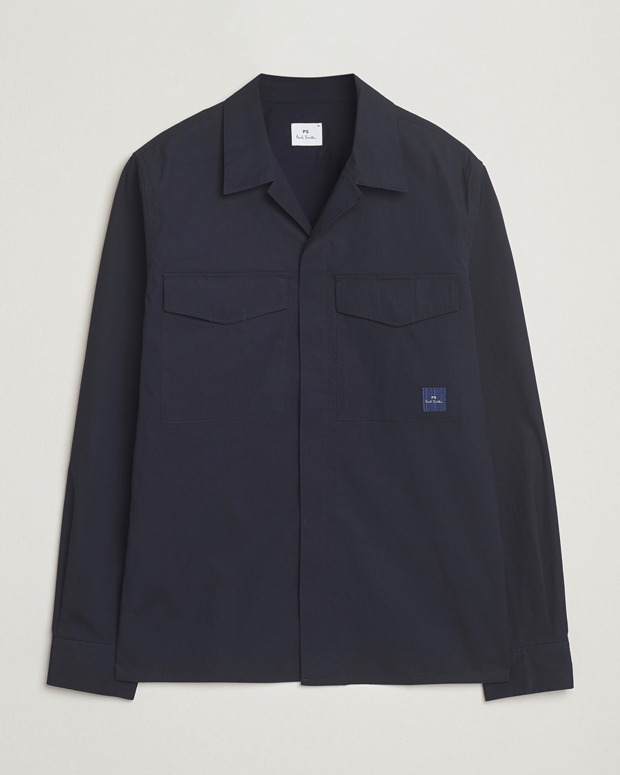 Herr | Skjortor | PS Paul Smith | Patch Pocket Overshirt Navy