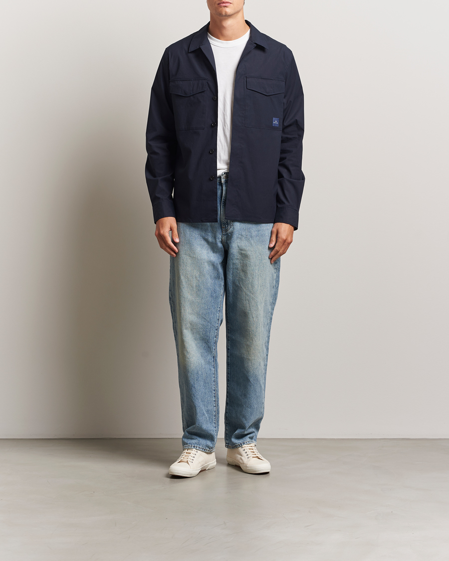 Herr | Skjortor | PS Paul Smith | Patch Pocket Overshirt Navy