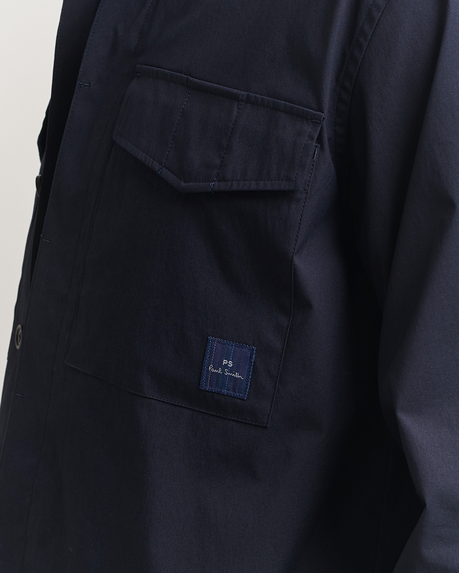 Herr | Skjortor | PS Paul Smith | Patch Pocket Overshirt Navy