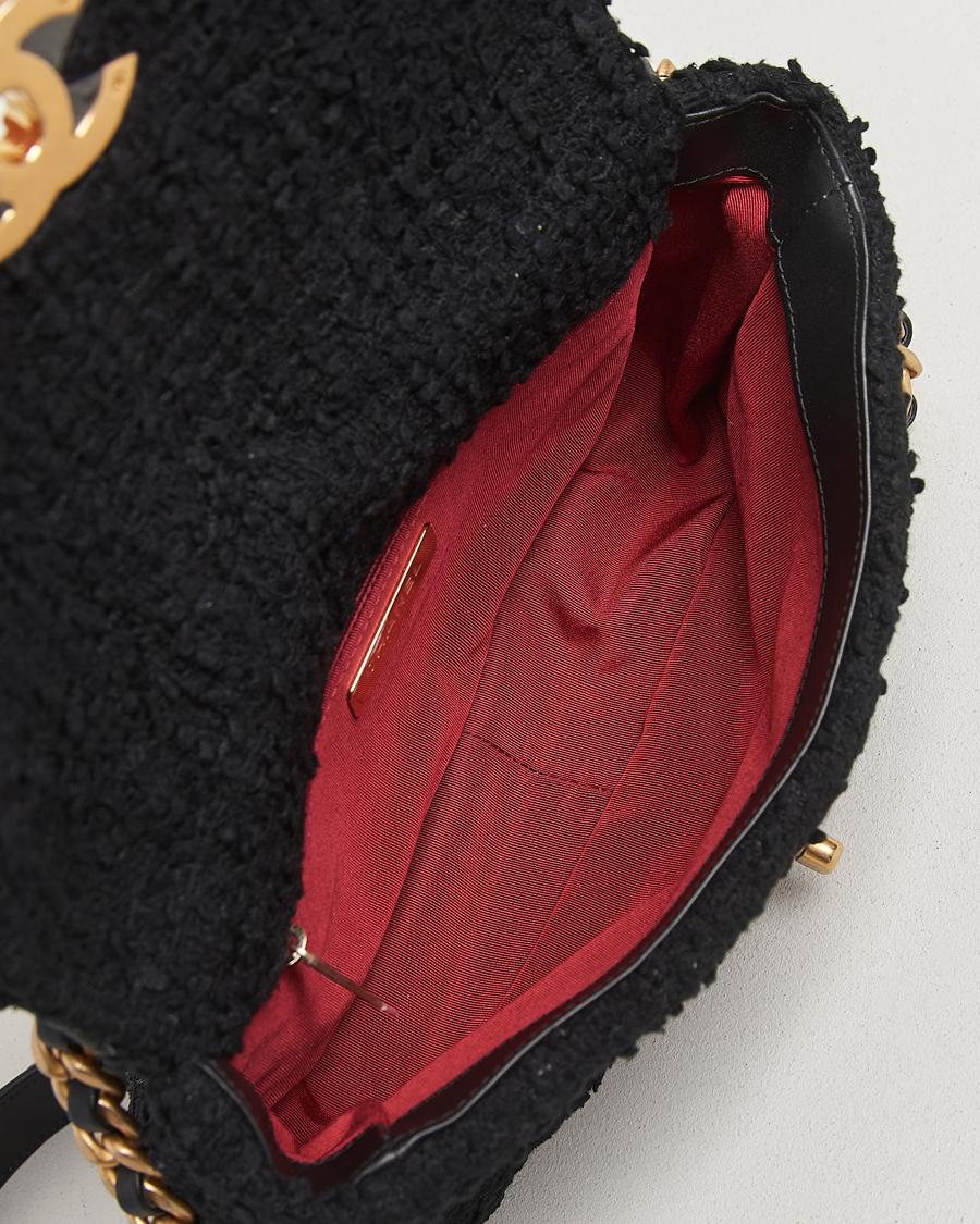 Herr | Gifts for Her | Chanel Pre-Owned | Chanel 19 Tweed Handbag Black