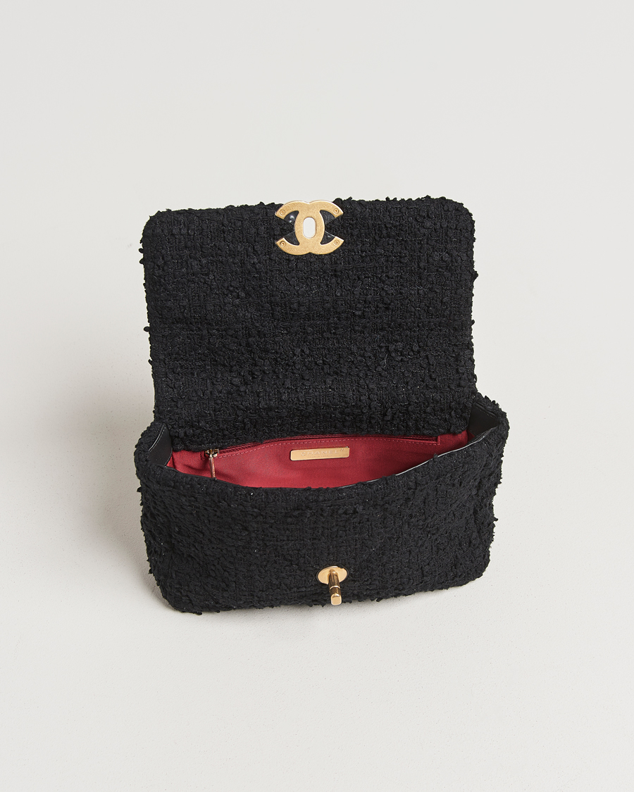 Herr | Gifts for Her | Chanel Pre-Owned | Chanel 19 Tweed Handbag Black