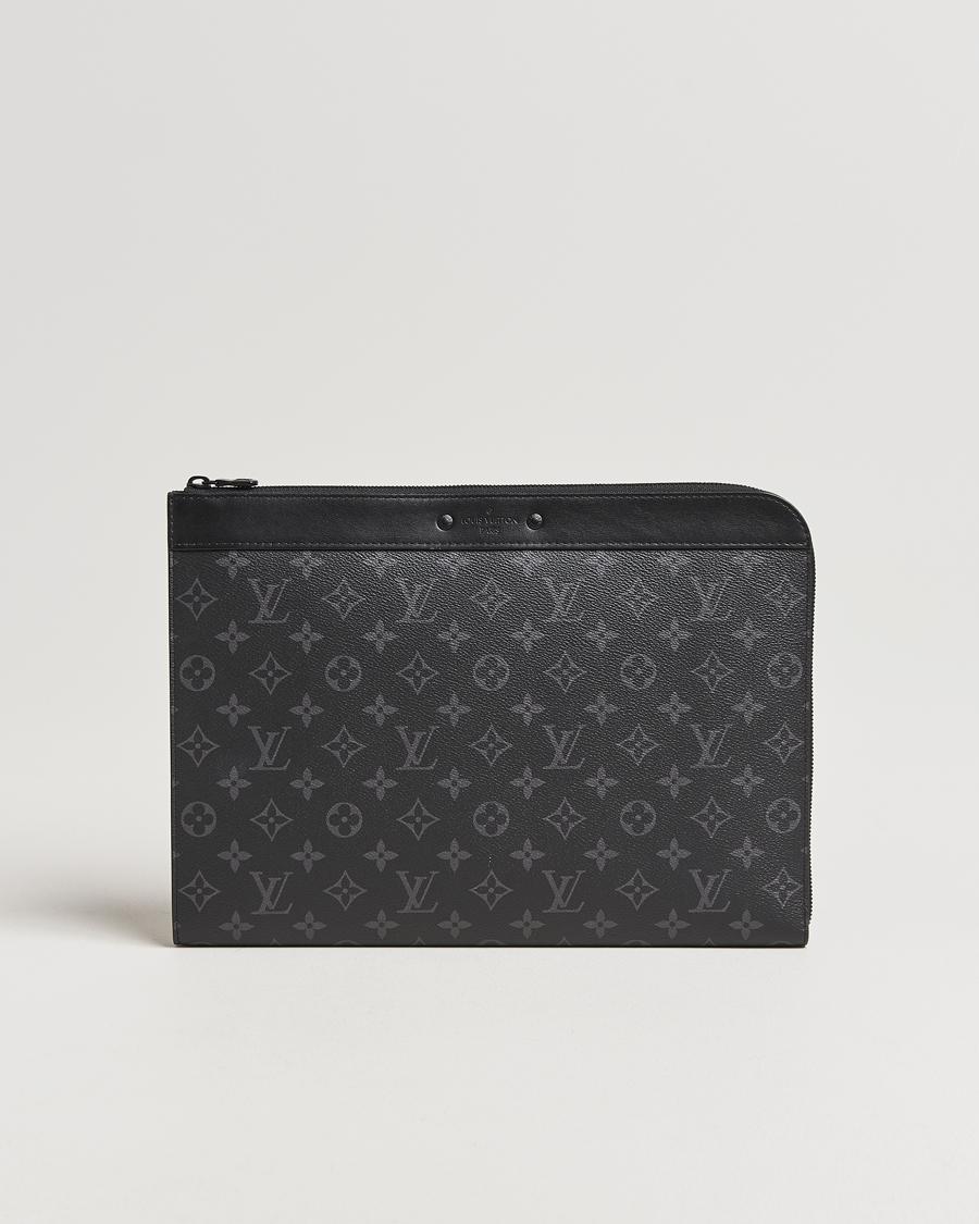 Herr | Pre-Owned & Vintage Bags | Louis Vuitton Pre-Owned | Pochette Jour Monogram Eclipse