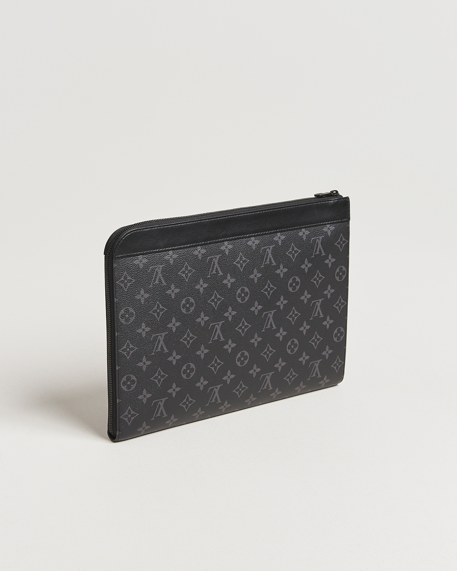 Herr | Pre-Owned & Vintage Bags | Louis Vuitton Pre-Owned | Pochette Jour Monogram Eclipse