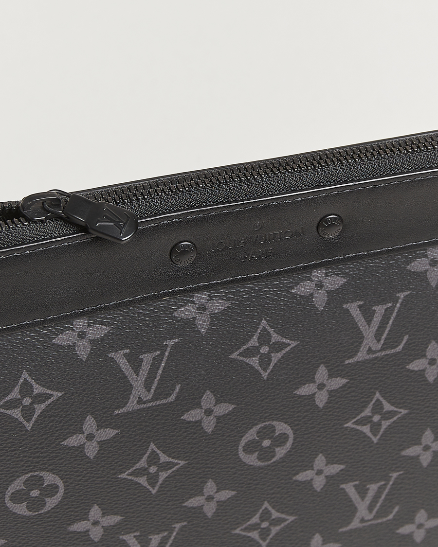 Herr | Pre-Owned & Vintage Bags | Louis Vuitton Pre-Owned | Pochette Jour Monogram Eclipse