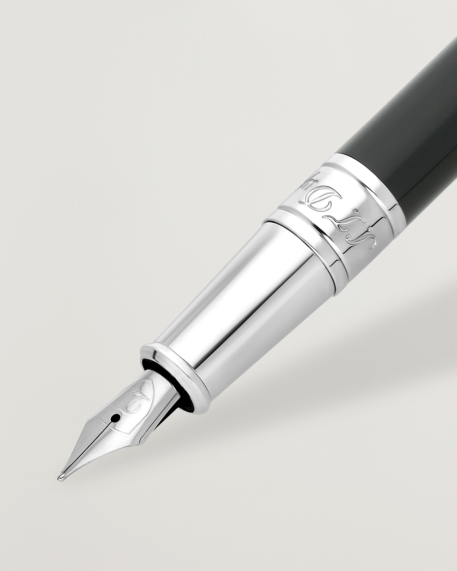 Herr | Pennor | S.T. Dupont | D-Initial Fountain Pen Duo Tone/Chrome