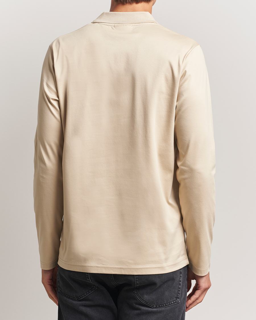 Herr | Pikéer | NN07 | Paul Long Sleeve Polo White Peppar