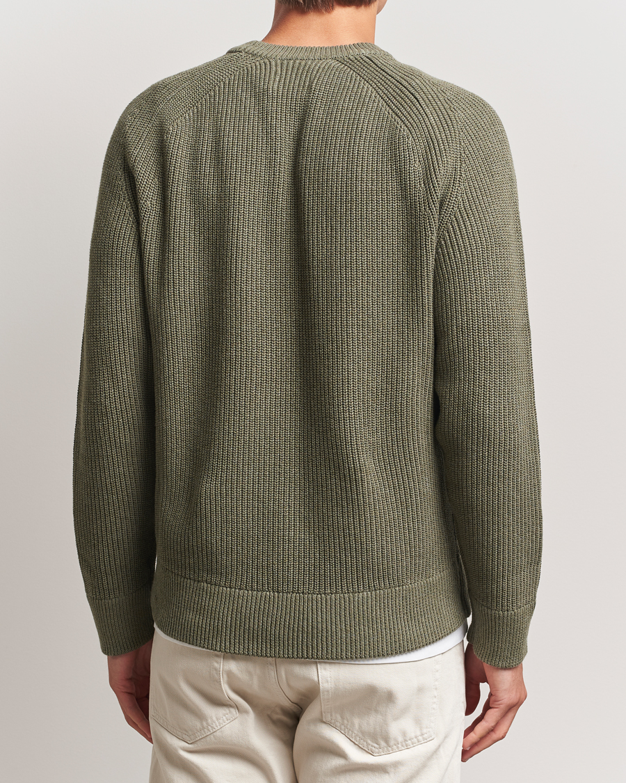 Herr | Tröjor | NN07 | Jacobo Cotton Knitted Sweater Capers Green