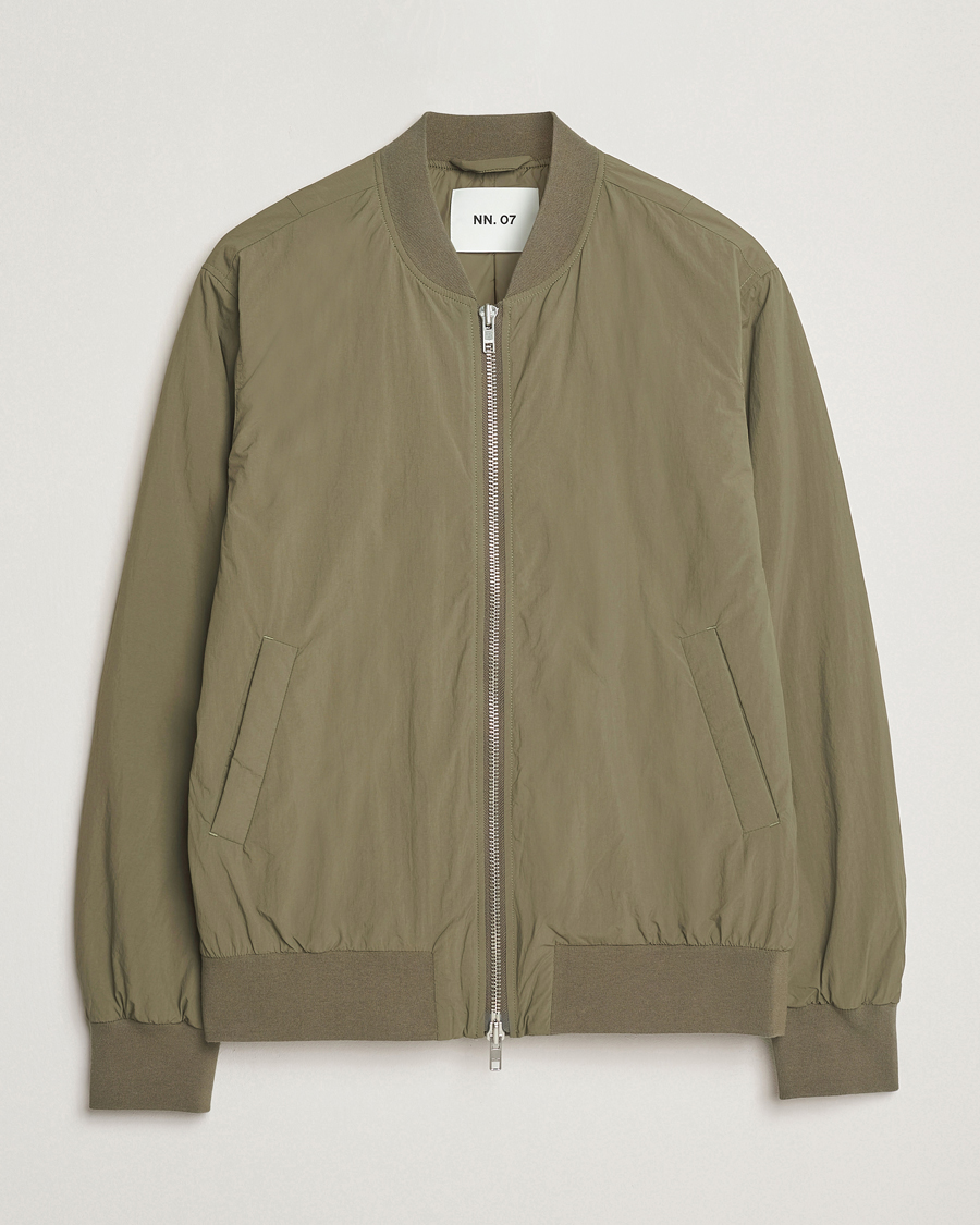 Herr | Jackor | NN07 | Dixon Bomber Jacket Capers Green