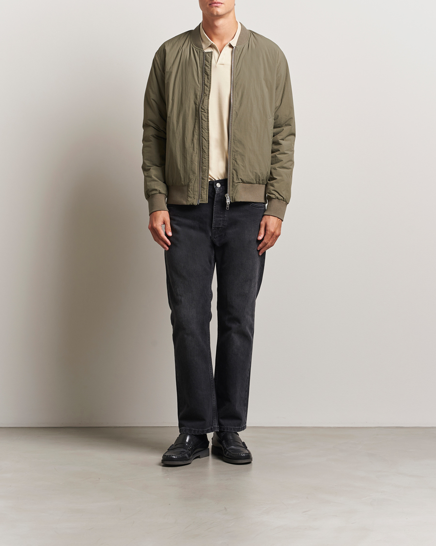 Herr | Jackor | NN07 | Dixon Bomber Jacket Capers Green