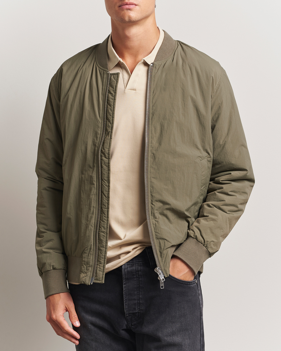 Herr | Jackor | NN07 | Dixon Bomber Jacket Capers Green