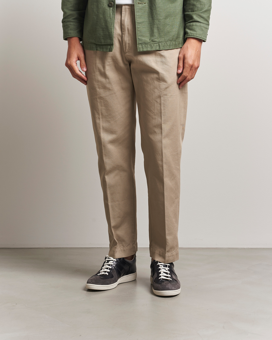 Herr | Sneakers | Sweyd | Nappa/Suede Army Trainer Faded Black
